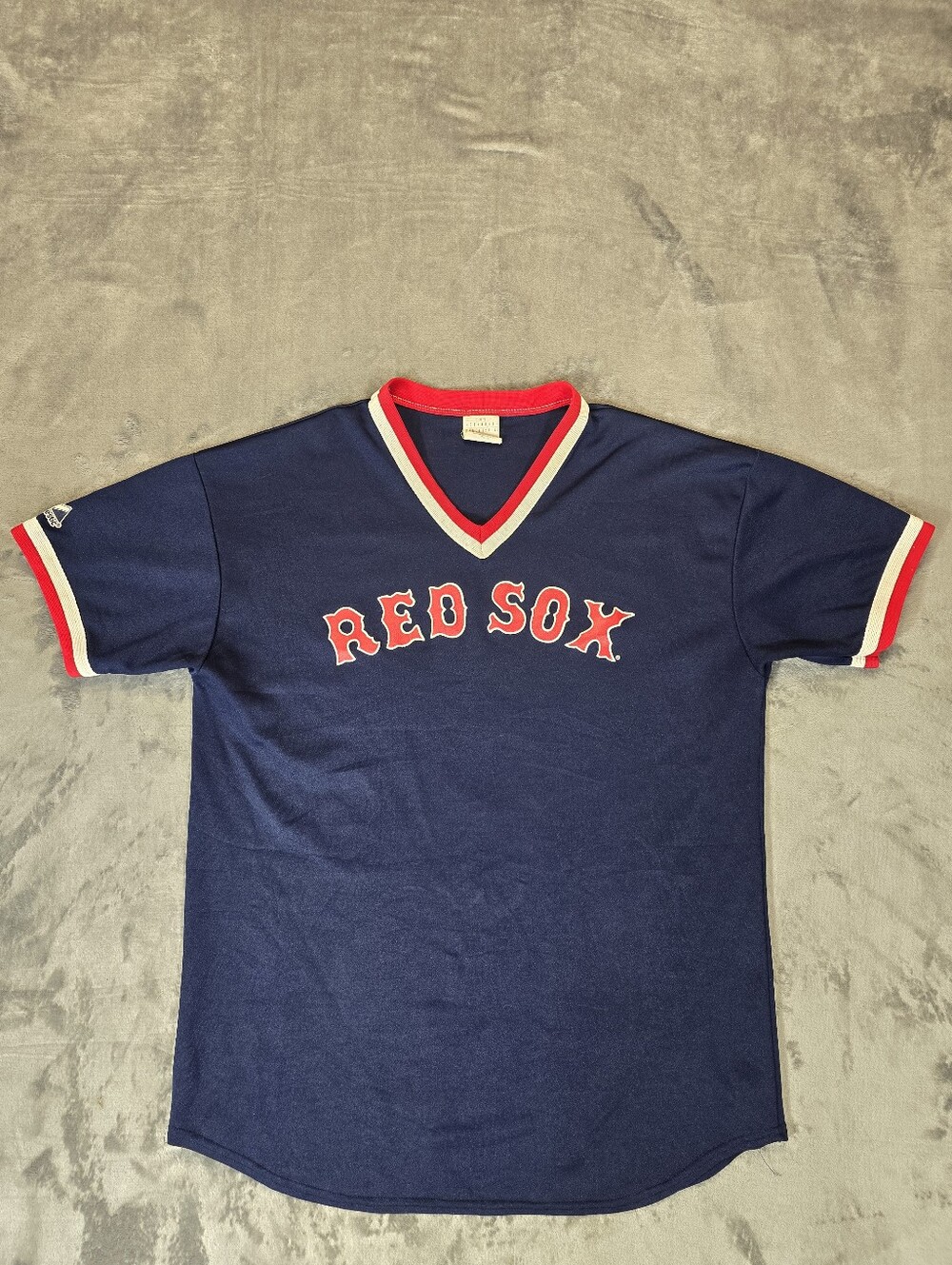 Vintage Majestic Boston Red Sox Jersey Size XL Navy
